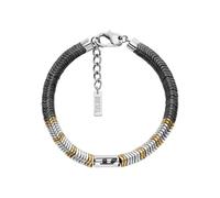 Diesel Bracciale da uomo in acciaio inossidabile con chiusura a moschettone o a scorrimento, Multicolore