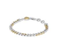 Diesel Bracciale Da Uomo In Acciaio, Lunghezza: 180-195 mm, Larghezza: 7 mm, Altezza: 4,5 mm Bracciale In Acciaio Inossidabile A 2 Toni, DX1354931