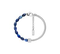 Diesel Bracciale Unisex in Acciaio Inossidabile Color Argento con Perline, DX1713040