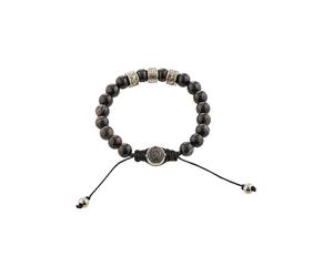 DIESEL Braccialetto grigio argento / nero Uomo - Premium - Accessori - Gioielli DIESEL One Size