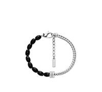 DIESEL Braccialetto nero / argento Uomo - Premium - Accessori - Gioielli DIESEL One Size