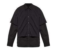 Diesel - Camicia a Strati - - Shirts - Uomo - Nero - L
