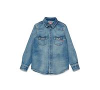Diesel camicia bambino Ceko in denim lavaggio blu