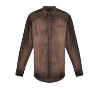 Diesel - Camicia D-Simply-S16 - - Shirts - Uomo - Marrone - XL