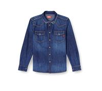 DIESEL Camicia di jeans D-VEGA blu | M