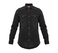 Diesel - Camicia in Denim D-Vega - - Shirts - Uomo - Nero - L