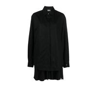 Diesel - Camicia Nera a Maniche Lunghe Casual in Cotone - - Blouses & Shirts - Donna - Nero - M