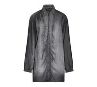 Diesel - Camicia Oversize in Denim Lungo - - Blouses & Shirts - Donna - Grigio - S
