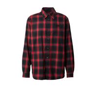 DIESEL Camicia 'S-SIMPLY' rosso / nero Uomo DIESEL L-XL rosso / nero