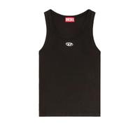 Diesel - Canotta Aderente a Costine - - Tops - Donna - Nero - S