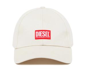 Diesel - Cappellino da baseball con logo applicato - - Accessories - Uomo - Bianco - M
