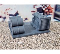 Diesel Carburante Generatore Bidoni Cassette 1:64 Scala Modelli Hot Wheels