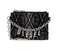 Diesel - Charm-D Card Holder - -Accessories -Donna -Nero -ONE SIZE