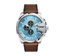 Diesel Chief Series orologio da uomo, movimento cronografo con cinturino in silicone, acciaio inossidabile o pelle