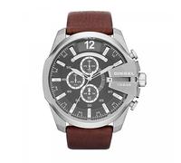 Diesel Chief Series orologio da uomo, movimento cronografo con cinturino in silicone, acciaio inossidabile o pelle