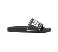Diesel - Ciabatte da piscina con logo 3D - - Shoes - Uomo - Nero - 43 EU