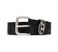 Diesel - Cintura con Logo Oval D - -Accessories -Uomo -Nero -90 CM