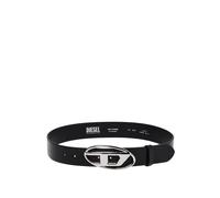 Diesel Oval D Logo B-1DR Unisex Belt Ref. X08727-PR666-001 Colore Nero Taglia 85