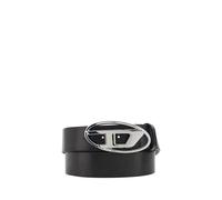 DIESEL Cintura nero / argento, Taglia 90
