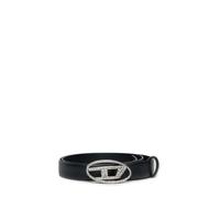 Diesel Cintura Donna B1DRCRYSTAL in pelle con logo e fibbia impreziosita da strass Nero IV