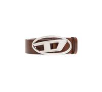 Diesel - Cintura Oval D Logo - -Accessories -Uomo -Marrone -100 CM