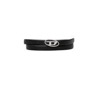Diesel - Cintura Oval D Logo B-1Dr Strass 20 - - Accessories - Donna - Nero - 85 CM