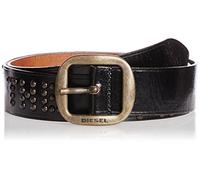 Diesel Cintura uomo BRAVE CINTURA cintura in vera pelle (Nero, 85 cm)