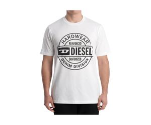 Diesel - Circular Graphic T-shirt - - Tops - Uomo - Bianco - L