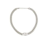 Diesel Collana da uomo in acciaio inossidabile, lunghezza: 450 mm+50 mm, larghezza: 32 mm, altezza: 15,5 mm, DX1433040