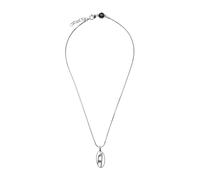 DIESEL Collana nero / argento Uomo DIESEL One Size