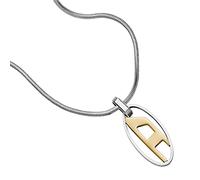 Diesel Collana da uomo fashion in acciaio DX1421931