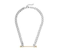 Diesel Collana Da Uomo In Acciaio, Lunghezza: 400mm+50mm, Larghezza: 61mm, Altezza: 7mm Collana In Acciaio Inossidabile, DX1408931