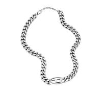 Diesel - Collana in Acciaio Inossidabile Argento per Uomo - - Accessories - Uomo - Grigio - ONE SIZE