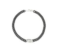 DIESEL Collana nero / argento Donna DIESEL One Size nero / argento