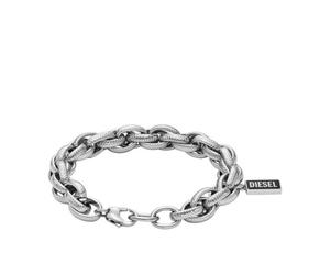 Diesel - Collane - - Accessories - Uomo - Grigio - ONE SIZE