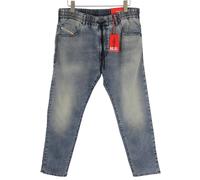 DIESEL D-Krooley Jogg 068DU Jeans Da Uomo W38/L32 Con Cintura A Filo Blu RRP€295