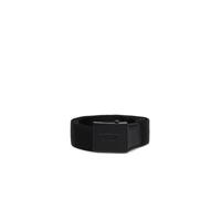 Diesel D Logo B-plakue Belt Cintura, Noir Mat, 85 cm Unisex-Adulto