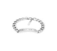 Diesel D Logo Bracciale da uomo, DX1663040 | Acciaio inossidabile color argento