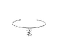 Diesel D Logo DX1620040 - Bracciale da uomo in acciaio inossidabile color argento