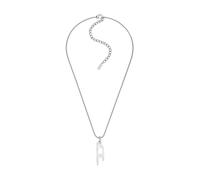 Diesel D Logo DX1624040 - Collana da uomo in acciaio inox argentato