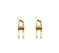 Diesel D Logo Orecchino unisex in metallo color oro, DX1671710