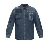 Diesel - D-Simply-S14 Camicia in Denim - - Shirts - Uomo - Blu - S