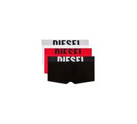 Diesel Damien-3 Boxer-Shorts - Logo, Rosso/Nero, L