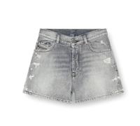 Diesel - De-Helios Denim Shorts - - Shorts - Donna - Grigio - W27
