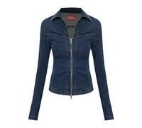 Diesel - De-Quinor-S1 Camicia - - Blouses & Shirts - Donna - Blu - M