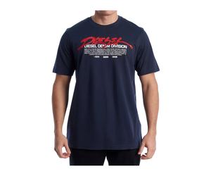Diesel - Denim Division T-Shirt - - Tops - Uomo - Blu - L