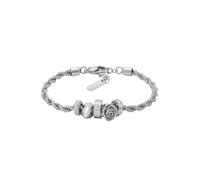 Diesel DX1622040 - Bracciale da uomo in acciaio inossidabile tono argento