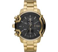 Diesel DZ4522 Griffed Men's Watch - Black Dial, Gold-Tone Stainless Steel Bracelet