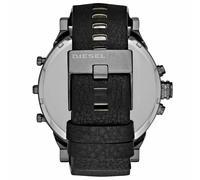 Diesel DZ7348 Mr. Daddy 2.0 Black Dial Black Leather Men's Watch