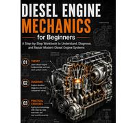 Diesel Engine Mechanics for Beginners: A Practical Diesel Engine Repair Workbook with Troubleshooting, Diagnostics, Common Rail Fuel Systems, Turbochargers, Injectors, DPF, EGR and Practice Tests
